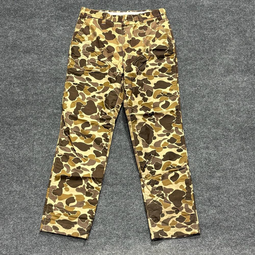 Gamehide Hunting Pants Mens 33x32.5 Brown Camo Waterproof Rain Outdoor Field